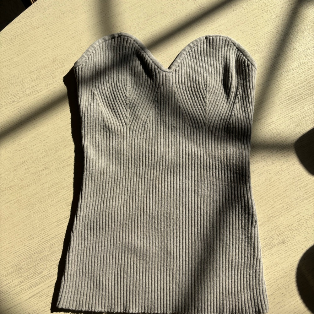 H&M grey tube top